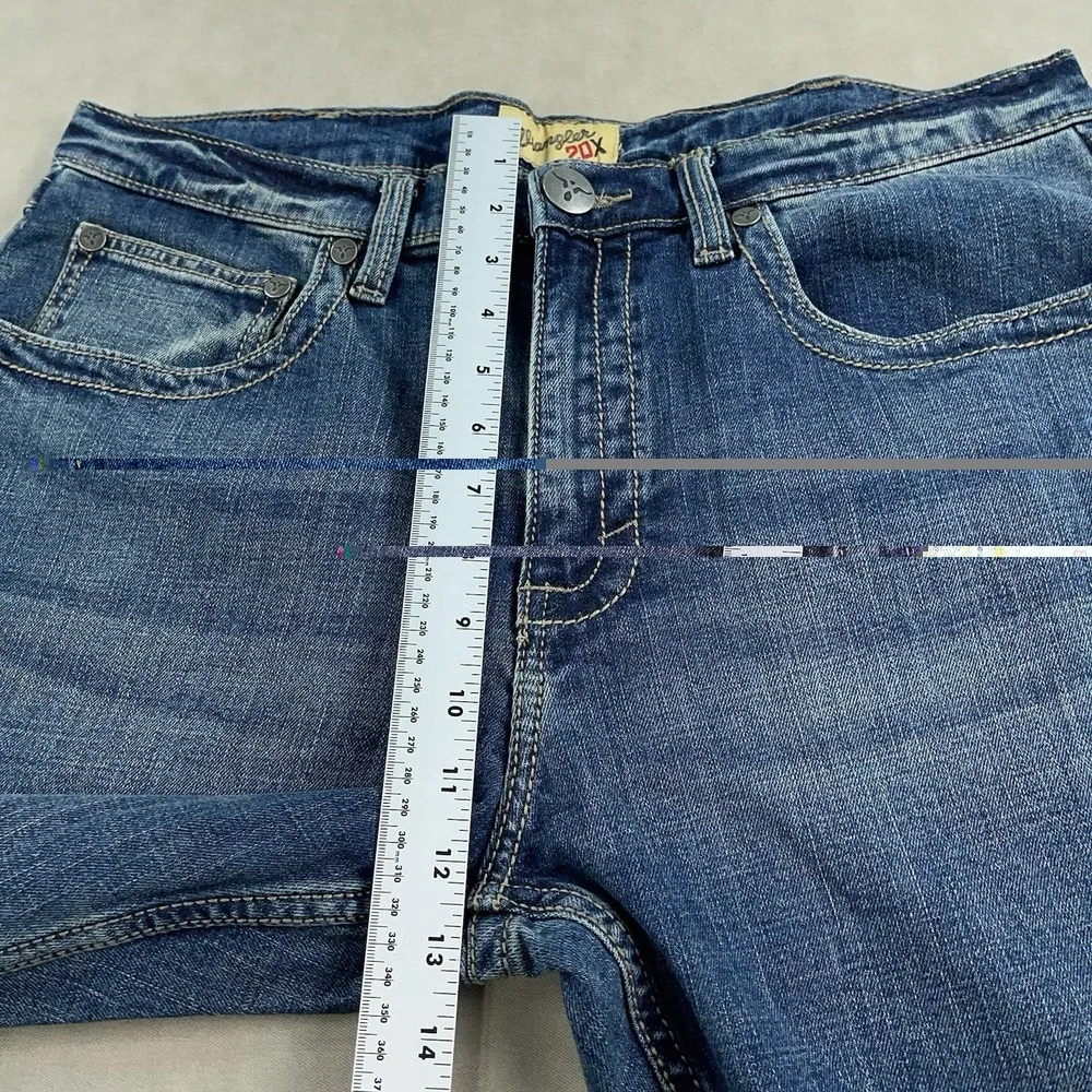 Wrangler 20X Style 44 Mens Slim Straight Leg Jeans Medium Wash 34x32 Western